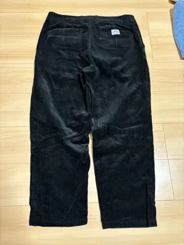 DESCENDANT 사이즈 4 코듀로이 블랙 워크 팬츠