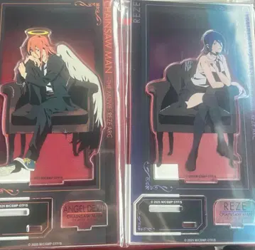 체인소 맨 로프트 콜라보 아크릴 스탠드 레제 & 천사의 악마