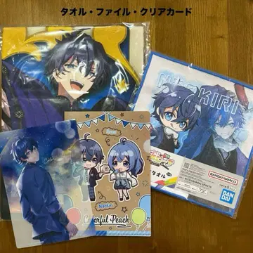 컬러풀 피치 나오키리 타월 파일 클리어 카드