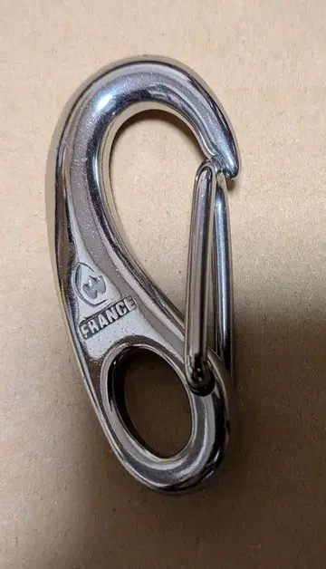 wichard 구 로고 FRANCE 표기 카라비너 키링 약 75mm