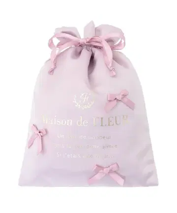 EC 한정판 복조리 핑크 메종 드 플뢰르 파우치
