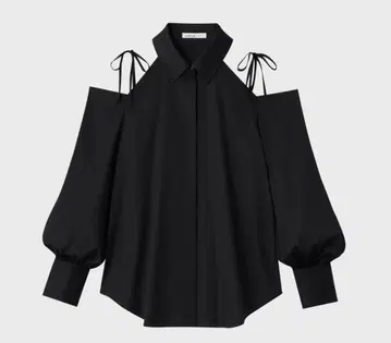 즉발 아디엄 ADEAM 43496 OBI SHIRT 블랙 셔츠 XS