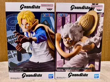 Grandista 원피스 사보 & 몽키 D 루피 피규어 세트
