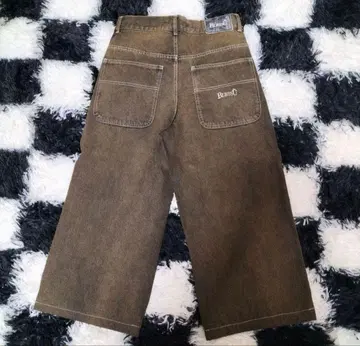 BLESSU 블레스유 브라운 배기 팬츠