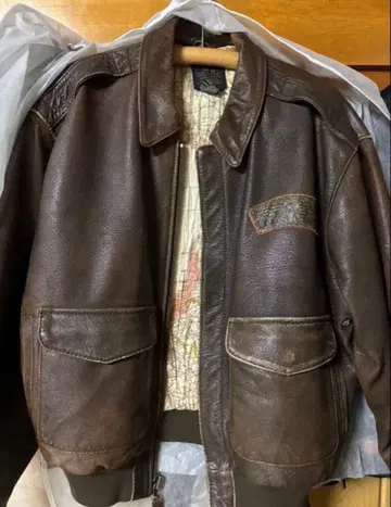 80s AVIREX A-2 플라이트 자켓 아비렉스