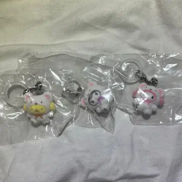 산리오 메지루시 액세서리 복슬복슬 스노우 3종 세트