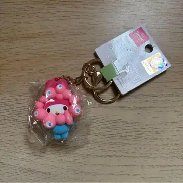 마이멜로디 만박 미야쿠미야쿠 입체 마스코트 키링 파스텔