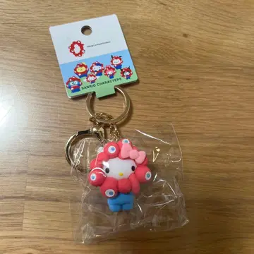 산리오 미야쿠미야쿠 키링 파스텔 키티