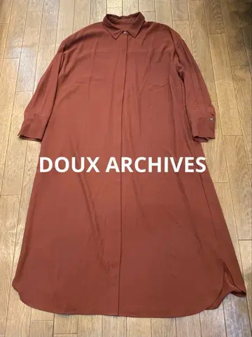 DOUX ARCHIVES 드 알시브 롱 셔츠 원피스