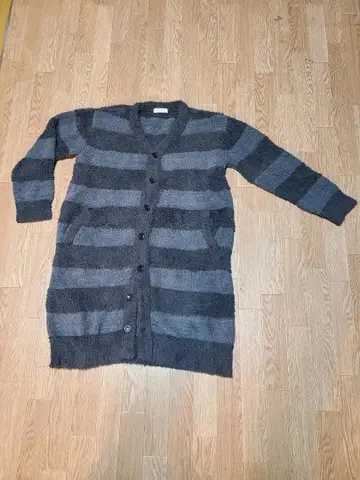 젤라또피케 보더 무늬 M 사이즈 룸웨어 가운