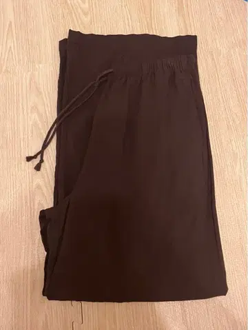 UNIQLO 린넨 팬츠 브라운 M