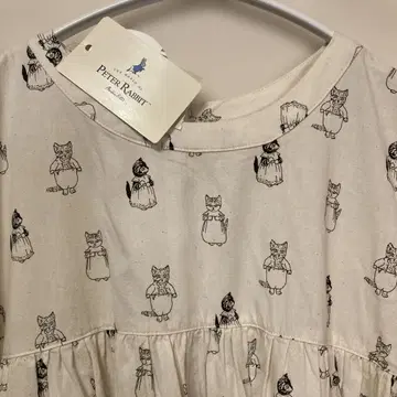 사만사 모스모스 피터 래빗 원피스 아이보리