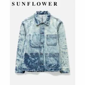 SUNFLOWER 워커 자켓 인디고 포그