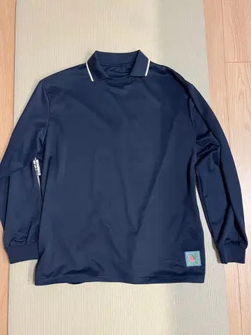 BEAMS 네이비 긴팔 셔츠