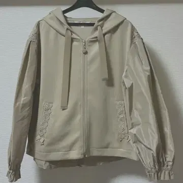 [ Used ] 베이지 후드 부착 자켓