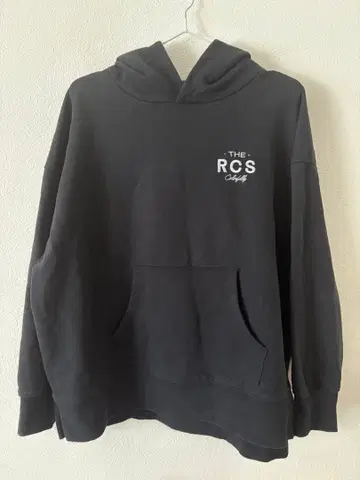 RODEO CROWNS 블랙 후드 부착 후드티