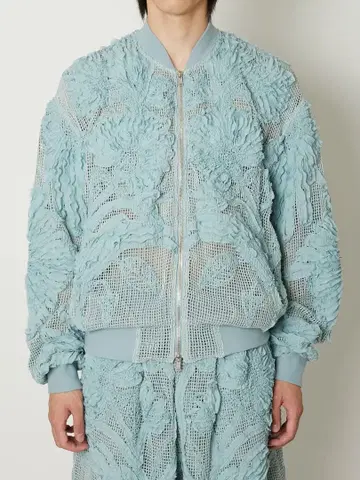 [ TAAKK ] 메쉬 자수 집 블라존