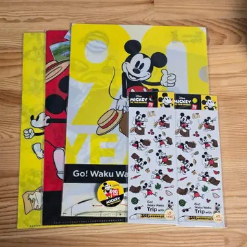 미키마우스 90주년 클리어 파일 세트