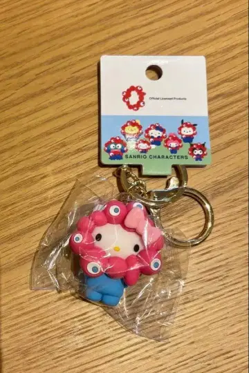 산리오 미야쿠미야쿠 키링 파스텔 키티