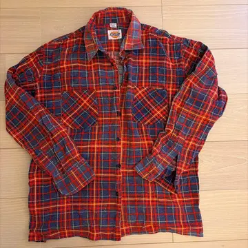 80S 빈티지 DICKIES 플란넬 셔츠