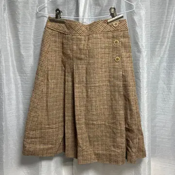 AIGLE 체크 무늬 스커트 M 사이즈