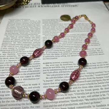 이탈리아제 베네치아 유리 목걸이 448