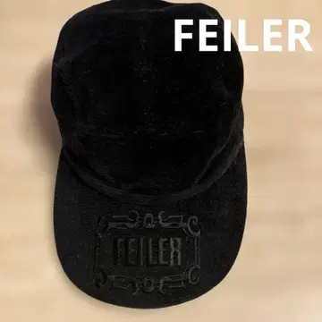 FEILER 캡 블랙