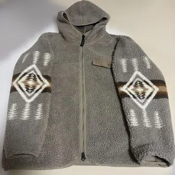 PENDLTON 니코앤드 보아 네이티브 무늬 플리스 후드티 집업 L