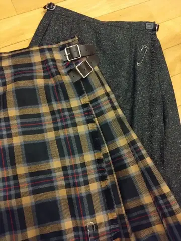 오닐 플리츠 스커트 2장 세트