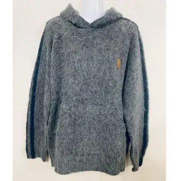 M.p studios 니트 후드티 사이드 라인 L