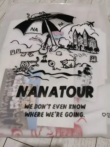 나나 투어 t셔츠 도겸 신