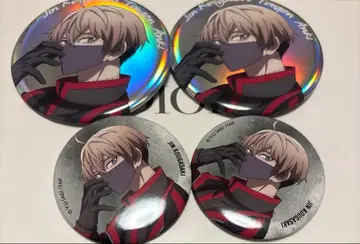 복숭아 원앙 귀 후지사키 진 캔뱃지