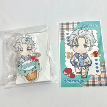 매실궁 일 WIND BREAKER 체크 세일러 브로마이드 이름 배지