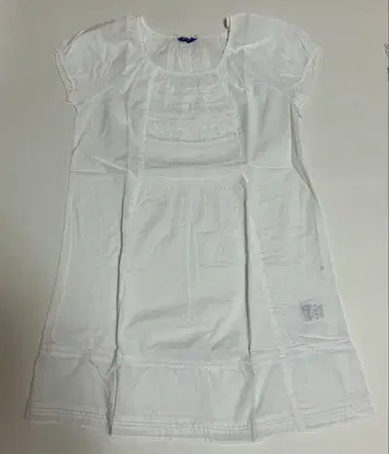 핑크하우스 프렌치 소매 화이트 튜닉