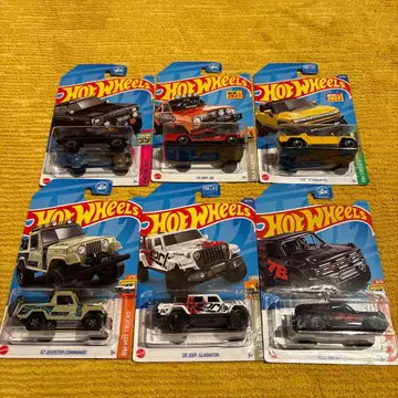 핫휠 미니카 세트 6대 묶음 판매 US 카드 미국차 세트