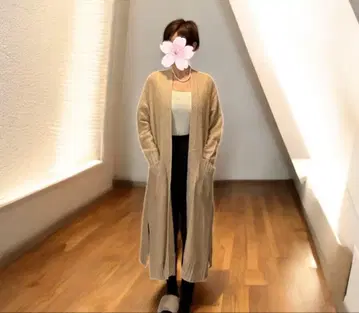 드레스레이브 (폭스 캐시미어 x 코드얀 가디건) 베이지