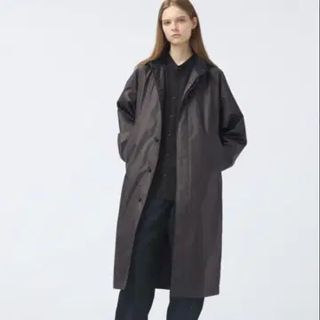 UNIQLO U 코팅 롱 코트