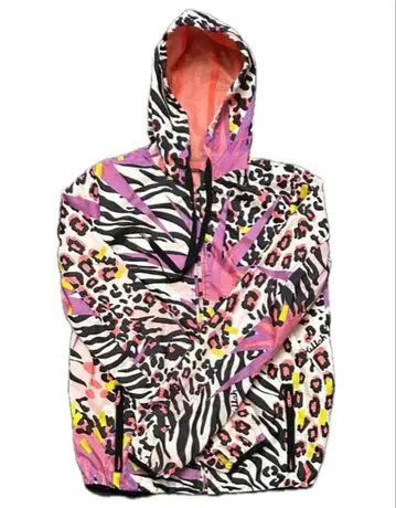 초 레어 극미품 키라 후드 블루종 자켓 후드티 올 패턴