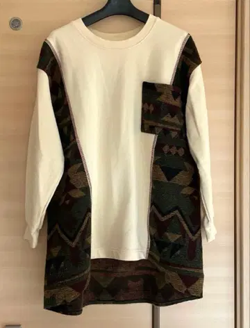 티티카카 자카드 시프트 튜닉 아이보리