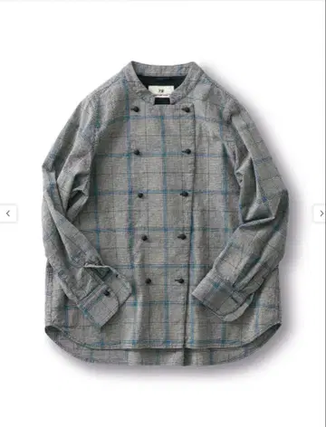 써니클라우드 체크 코크 셔츠 그레이 체크 무늬 MT