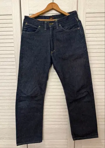 50s Lee 101z 센터 빨간색 택 양귀 빈티지 데님