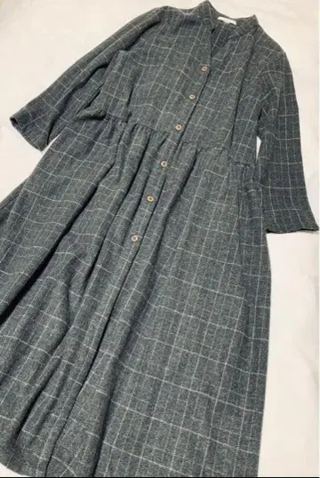 [ cawaii sanpo ] 롱 원피스 두꺼운 원단