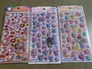 우루츄루 팝 씰 산리오 3개