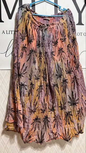 Malaika 야자수 패턴 롱 스커트+BONUS