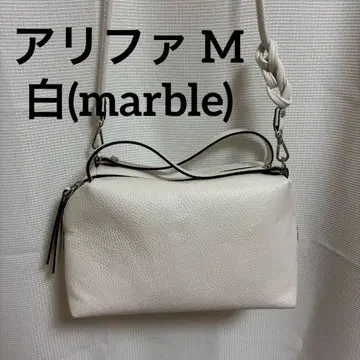 잔니 키아리니 알리파 m 숄더백 핸드백 화이트