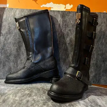 60s/데드 TALISMAN BOOTS 바이커 부츠 91/2E 블랙