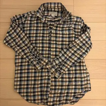 UNIVERSITY SHOP 체크 무늬 긴팔 셔츠 L