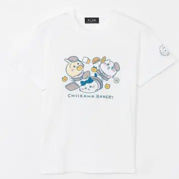 치이카와 베이커리 T셔츠 넘어지는 트리오