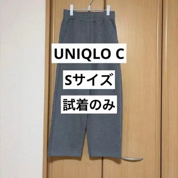 [ UNIQLO ] 맨투맨 와이드 팬츠/표시 사이즈 S 사이즈 그레이