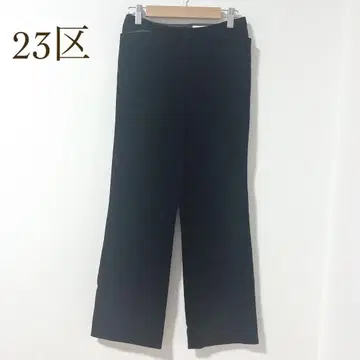 23구 스트레이트 팬츠 (XS) 벨로아 캐주얼 무지